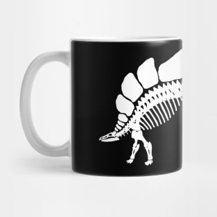 Terra Fossil Stegosaurus Dinosaur White Mug